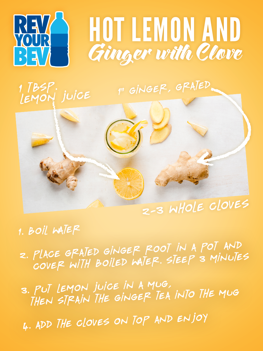 Hot Lemon and Ginger with Clove